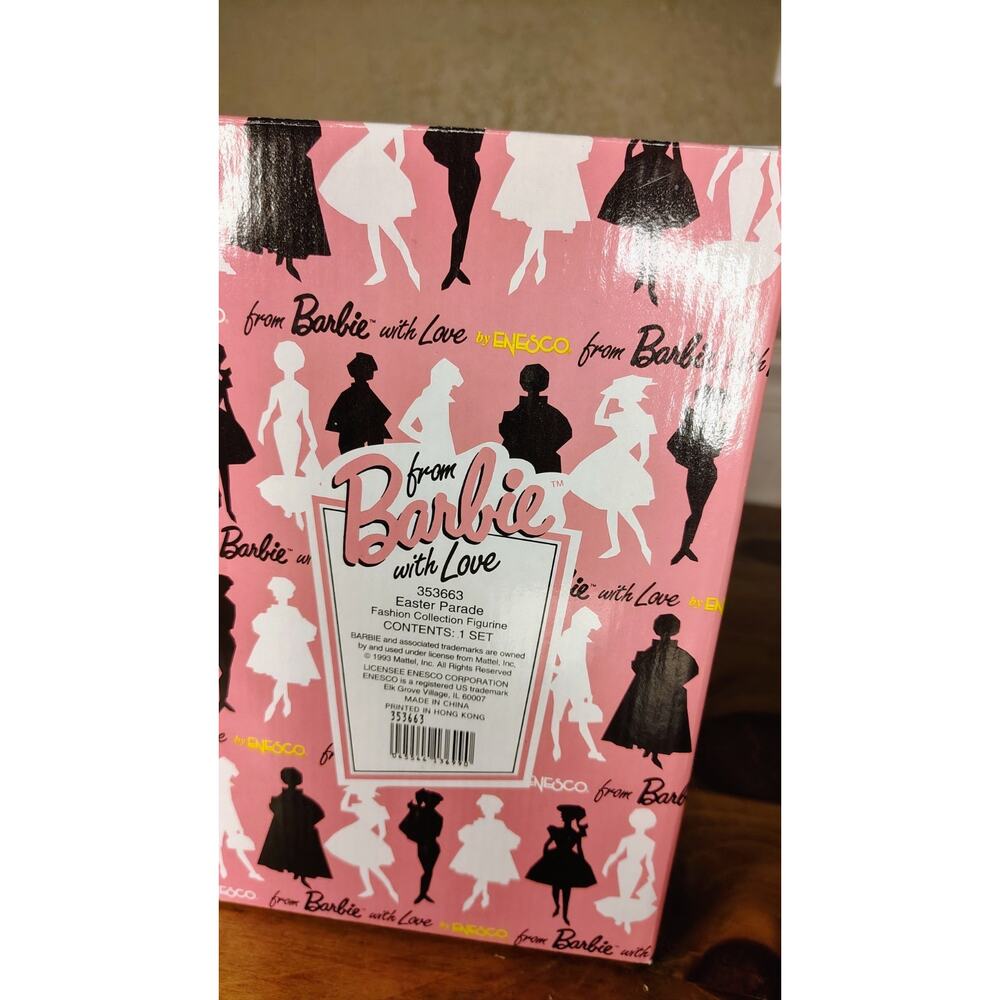 From Barbie with Love By Enesco NEW Easter Parade 1993 Figurine - Picture 5 of 8